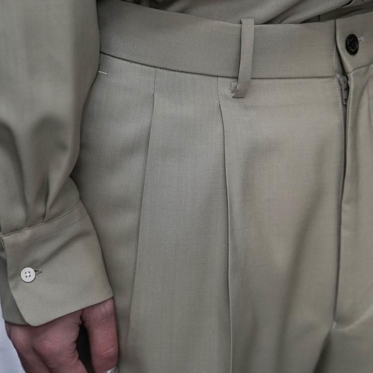 マーカウェア MARKAWARE 25ss クラシックフィットダブルプリーツ マーカウェア MARKAWARE 25ss クラシックフィットダブルプリーツ