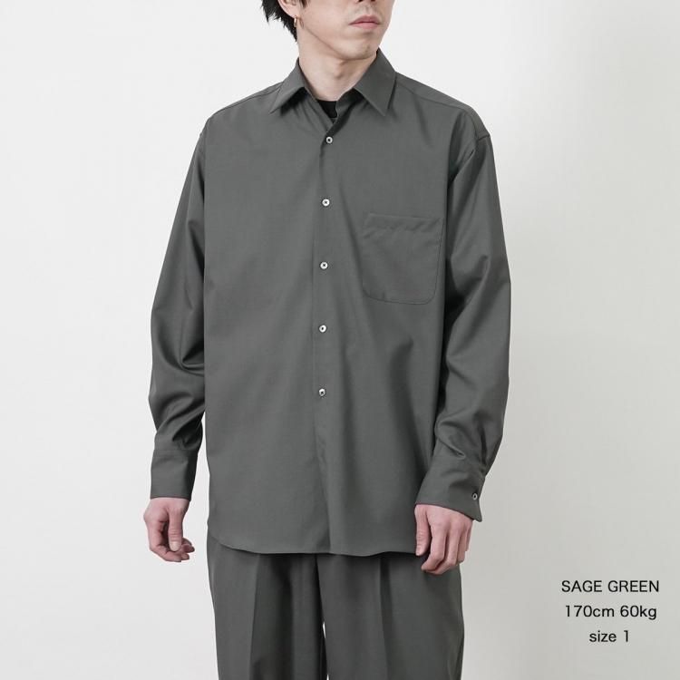 マーカウェア MARKAWARE 25ss コンフォートフィットシャツウール マーカウェア MARKAWARE 25ss コンフォートフィットシャツウール