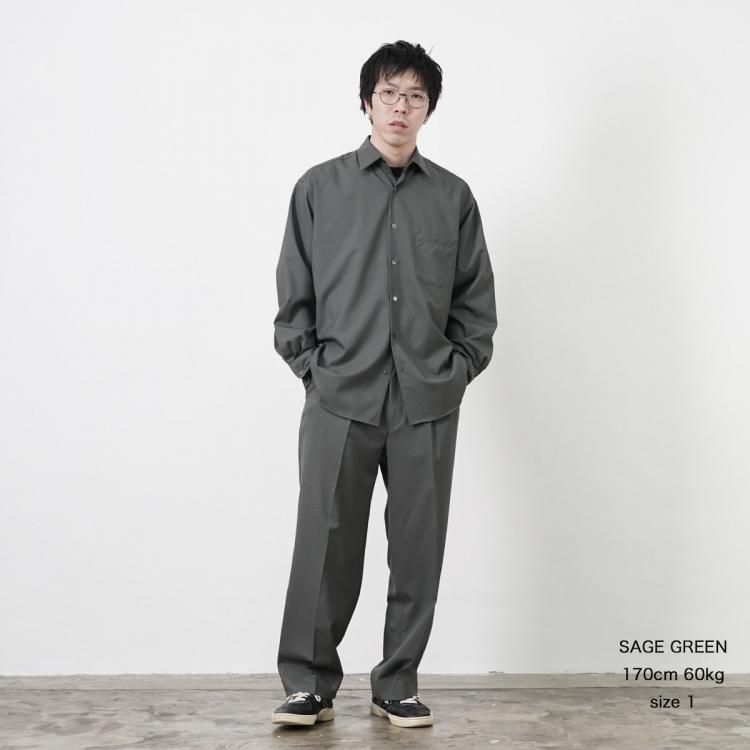 マーカウェア MARKAWARE 25ss コンフォートフィットシャツウール マーカウェア MARKAWARE 25ss コンフォートフィットシャツウール
