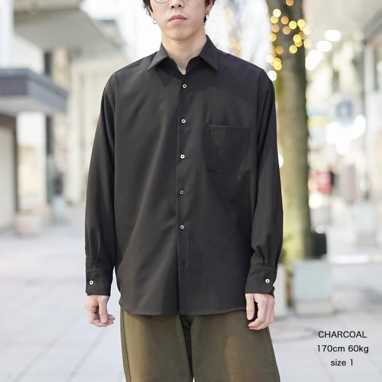 マーカウェア MARKAWARE 25ss コンフォートフィットシャツウール マーカウェア MARKAWARE 25ss コンフォートフィットシャツウール