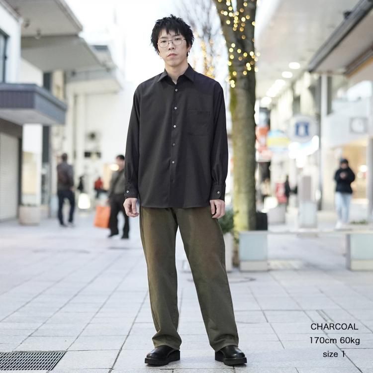 マーカウェア MARKAWARE 25ss コンフォートフィットシャツウール マーカウェア MARKAWARE 25ss コンフォートフィットシャツウール