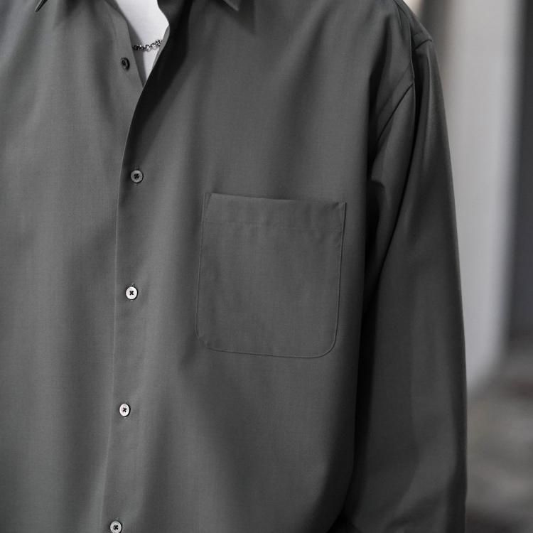 マーカウェア MARKAWARE 25ss コンフォートフィットシャツウール マーカウェア MARKAWARE 25ss コンフォートフィットシャツウール