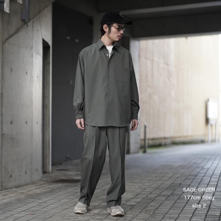 マーカウェア MARKAWARE 25ss コンフォートフィットシャツウール マーカウェア MARKAWARE 25ss コンフォートフィットシャツウール