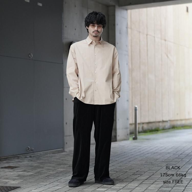 アンダー ANDER 25SS ベロアカーヴィーパンツ VELOUR CURVY PANTS アンダー ANDER 25SS ベロアカーヴィーパンツ VELOUR CURVY PANTS