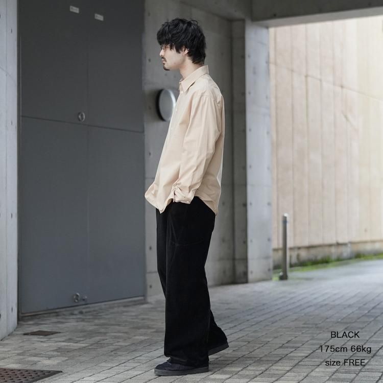 アンダー ANDER 25SS ベロアカーヴィーパンツ VELOUR CURVY PANTS