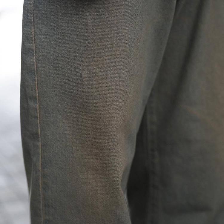 パラトレイト paratrait 25ss マッドインディゴデニムパンツ MAD