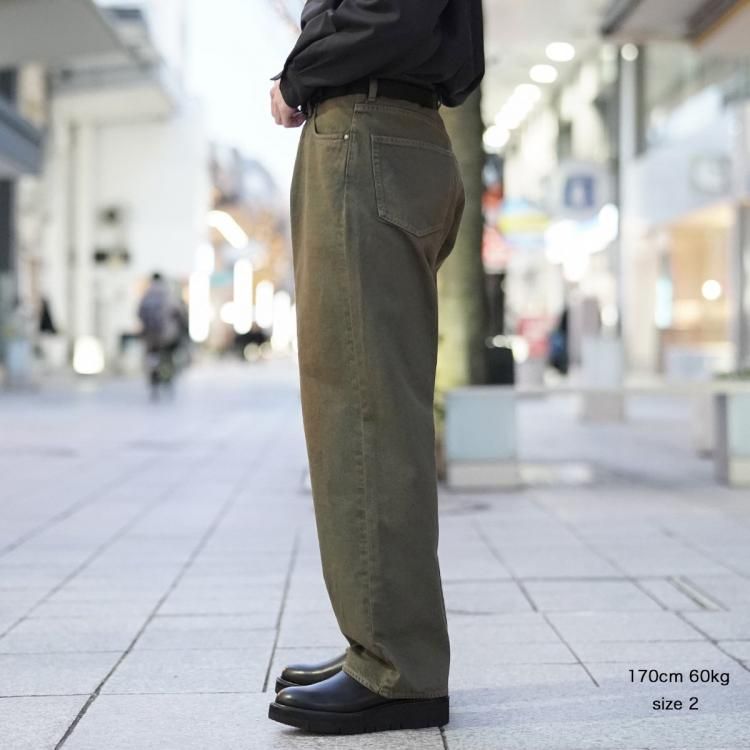 パラトレイト paratrait 25ss マッドインディゴデニムパンツ MAD