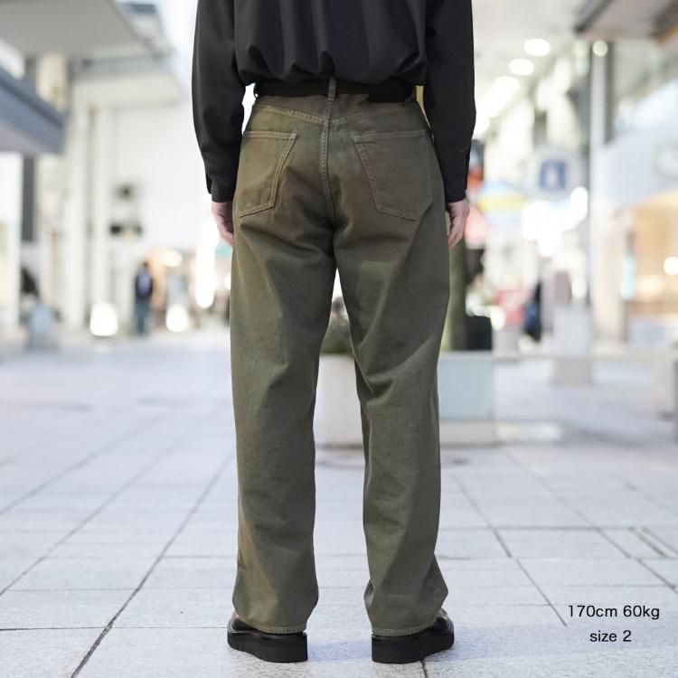 パラトレイト paratrait 25ss マッドインディゴデニムパンツ MAD