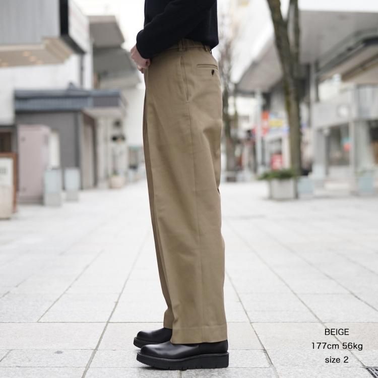マーカウェア MARKAWARE クラシックフィットトラウザー コットン マーカウェア MARKAWARE クラシックフィットトラウザー コットン