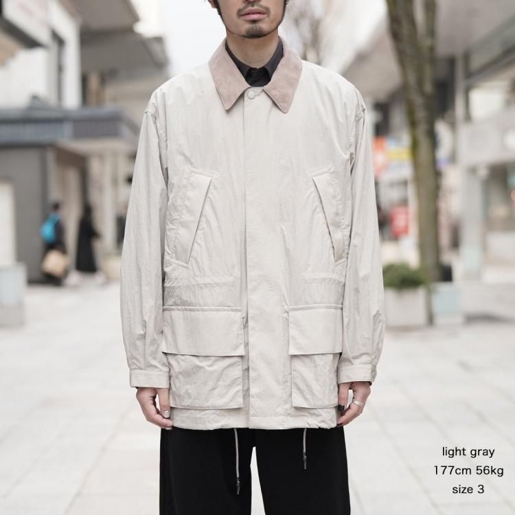 アワサ awasa 24aw タスランナイロン セーリングジャケット アワサ awasa 24aw タスランナイロン セーリングジャケット