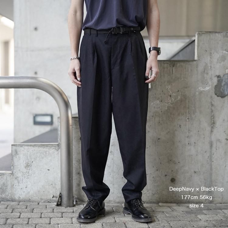 ノノット nonnotte 25SS 2タックワイドテーパードトラウザー 2 ノノット nonnotte 25SS 2タックワイドテーパードトラウザー 2