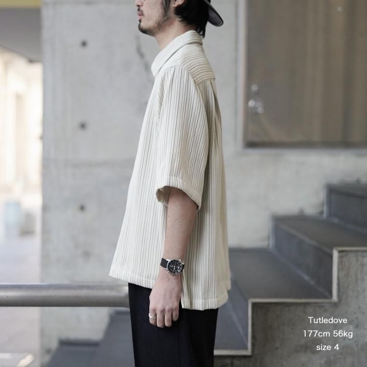 ノノット nonnotte 25SS ドレーピングハーフスリーブシャツ ノノット nonnotte 25SS ドレーピングハーフスリーブシャツ