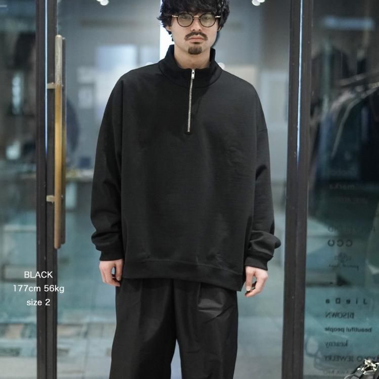 マーカウェア MARKAWARE 25ssクオータージッププルオーバー マーカウェア MARKAWARE 25ssクオータージッププルオーバー