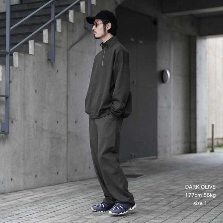 マーカウェア MARKAWARE 25ssクオータージッププルオーバー マーカウェア MARKAWARE 25ssクオータージッププルオーバー