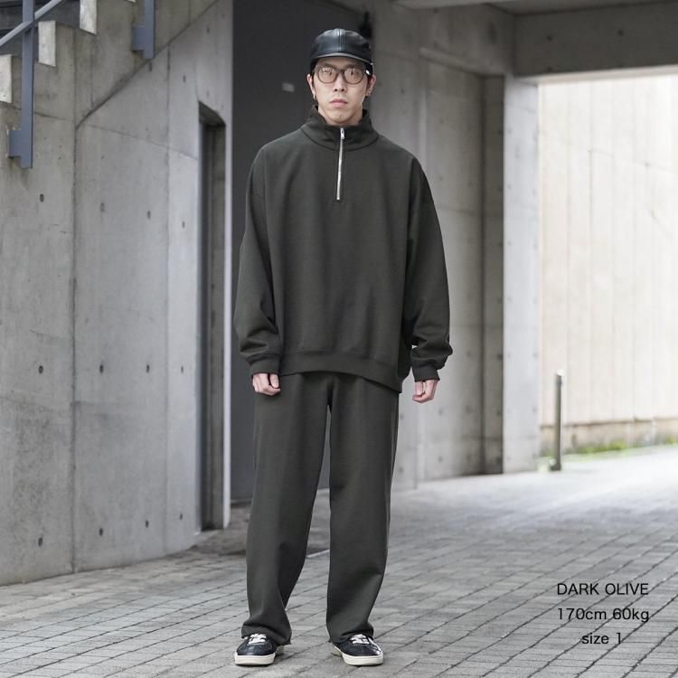 マーカウェア MARKAWARE 25ssクオータージッププルオーバー マーカウェア MARKAWARE 25ssクオータージッププルオーバー