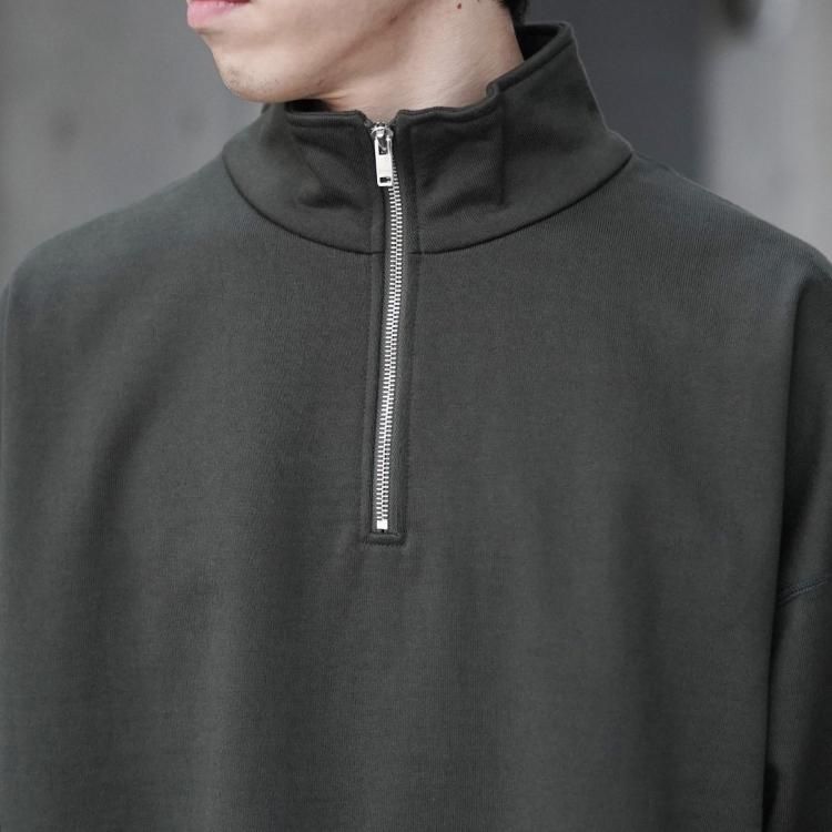 マーカウェア MARKAWARE 25ssクオータージッププルオーバー マーカウェア MARKAWARE 25ssクオータージッププルオーバー