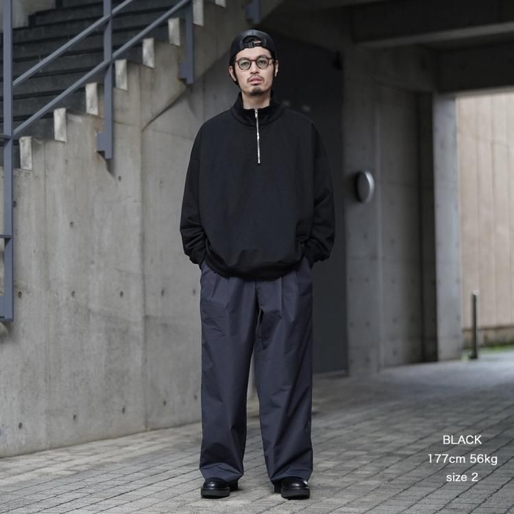 マーカウェア MARKAWARE 25ssクオータージッププルオーバー マーカウェア MARKAWARE 25ssクオータージッププルオーバー