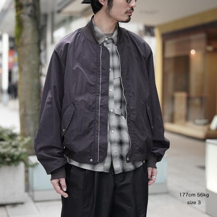 パラトレイト paratrait 25ss スコールブルゾン ナイロン パラトレイト paratrait 25ss スコールブルゾン ナイロン
