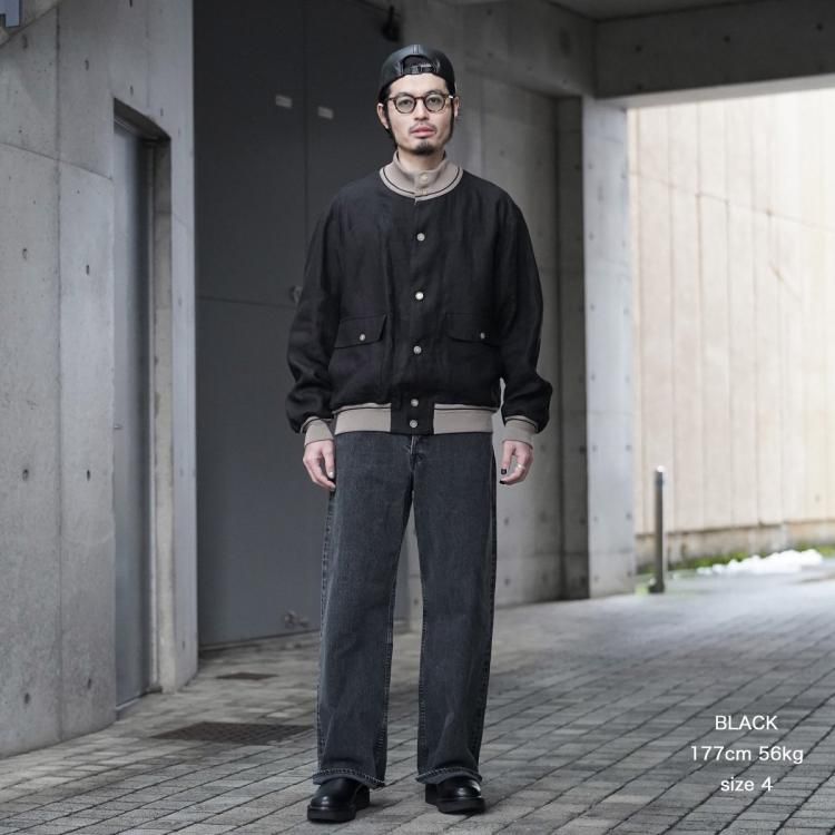 INTERIM【インテリム】HYPER BIG HEMP CANVAS RIBBED JACKET