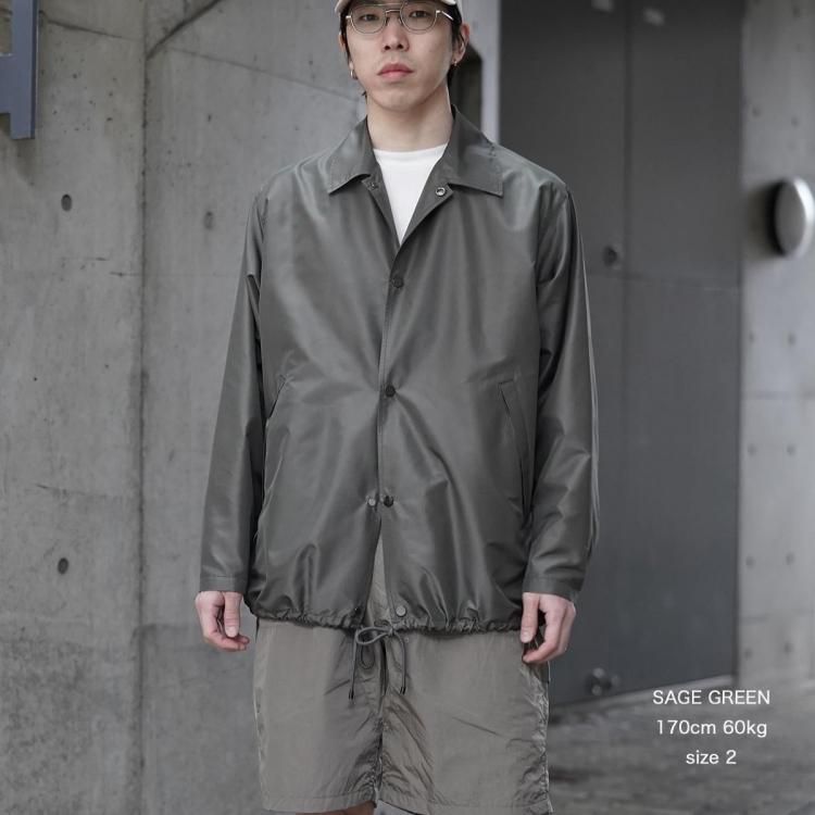 マーカウェア MARKAWARE 25ss コーチジャケットシルクタフタ マーカウェア MARKAWARE 25ss コーチジャケットシルクタフタ