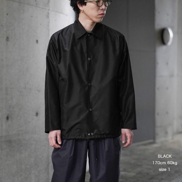 マーカウェア MARKAWARE 25ss コーチジャケットシルクタフタ マーカウェア MARKAWARE 25ss コーチジャケットシルクタフタ