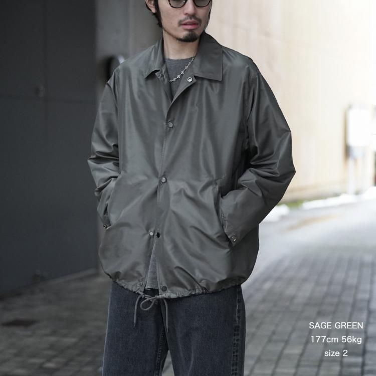 マーカウェア MARKAWARE 25ss コーチジャケットシルクタフタ マーカウェア MARKAWARE 25ss コーチジャケットシルクタフタ