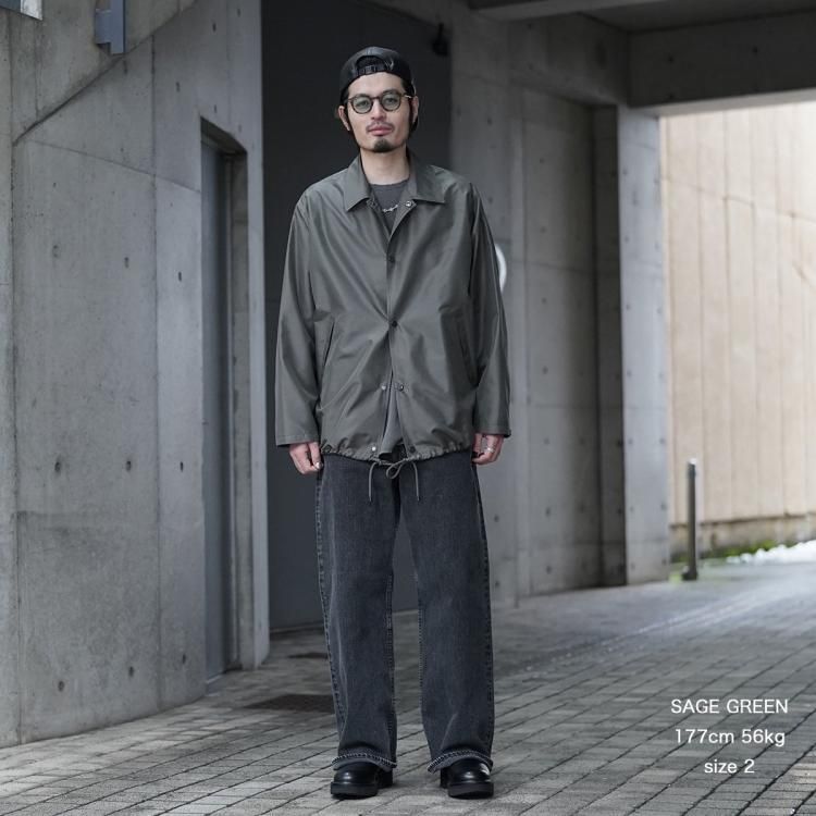 マーカウェア MARKAWARE 25ss コーチジャケットシルクタフタ マーカウェア MARKAWARE 25ss コーチジャケットシルクタフタ