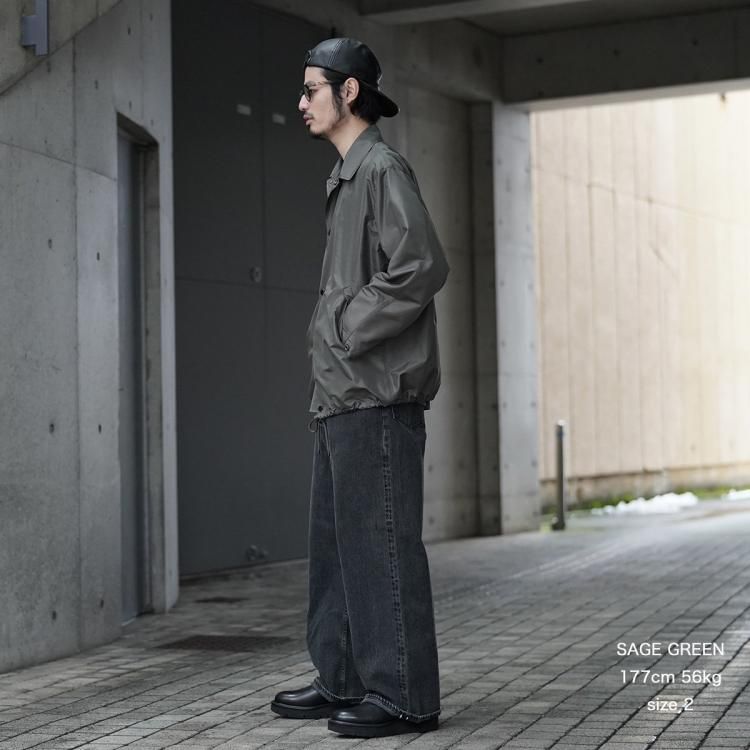 マーカウェア MARKAWARE 25ss コーチジャケットシルクタフタ マーカウェア MARKAWARE 25ss コーチジャケットシルクタフタ