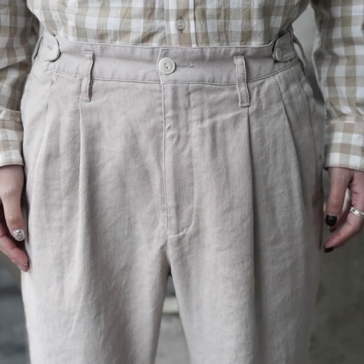 ノンネイティブ nonnative 25ss オフィサーチノトラウザー