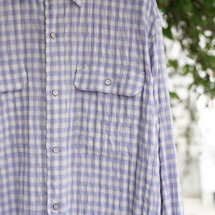 【最終値下】BISOWN ビソウン CHECK G.I. SHIRTS 25SS ビソウン BISOWN 25ss チェックシャツ CHECK G.I. SHIRTS