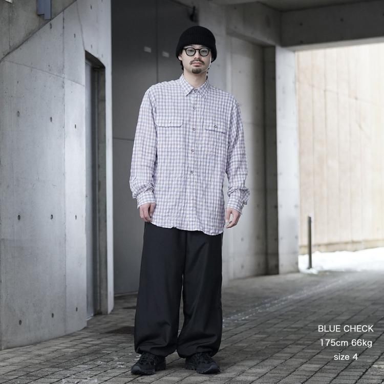 【最終値下】BISOWN ビソウン CHECK G.I. SHIRTS 25SS ビソウン BISOWN 25ss チェックシャツ CHECK G.I. SHIRTS