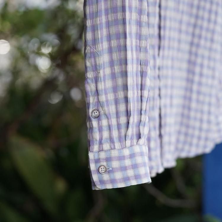 【最終値下】BISOWN ビソウン CHECK G.I. SHIRTS 25SS ビソウン BISOWN 25ss チェックシャツ CHECK G.I. SHIRTS
