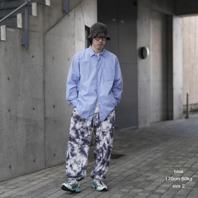 アワサ awasa 25ss レギュラーカラーシャツ (blue) ブルー アワサ awasa 25ss レギュラーカラーシャツ (blue) ブルー