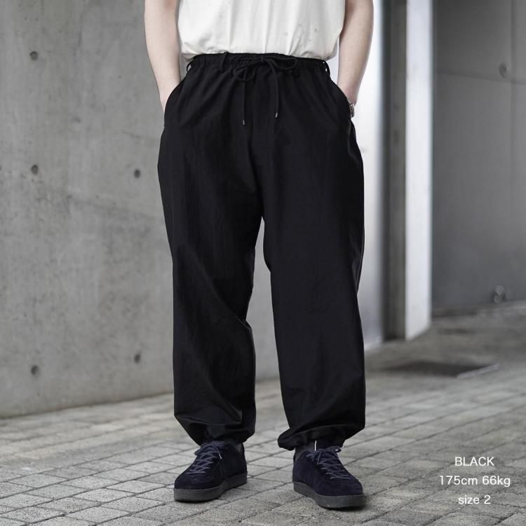 マーカウェア MARKAWARE 25ss ワイドトラックパンツシルクウール マーカウェア MARKAWARE 25ss ワイドトラックパンツシルクウール