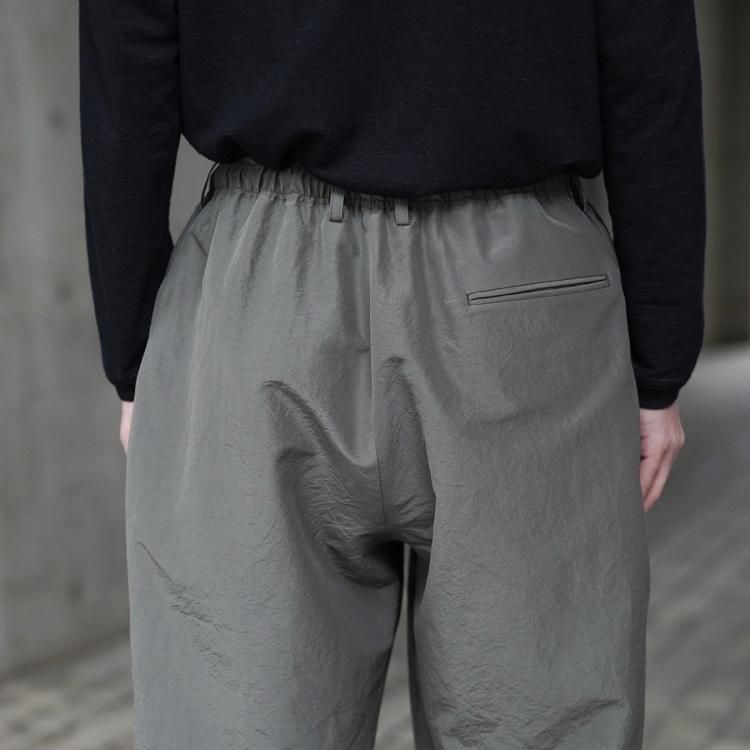 マーカウェア MARKAWARE 25ss ワイドトラックパンツシルクウール マーカウェア MARKAWARE 25ss ワイドトラックパンツシルクウール