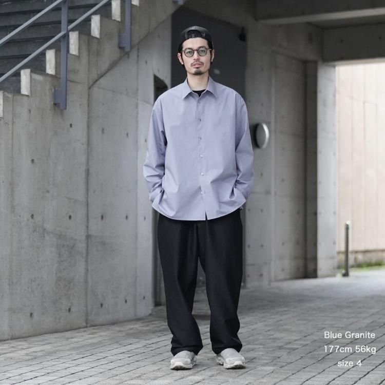 ノノット nonnotte 25SS オーバーサイズシャツクリアヘビー