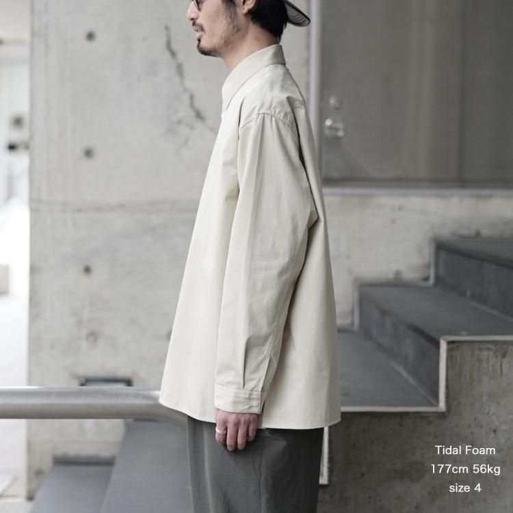 ノノット nonnotte 25SS オーバーサイズシャツクリアヘビー ノノット nonnotte 25SS オーバーサイズシャツクリアヘビー