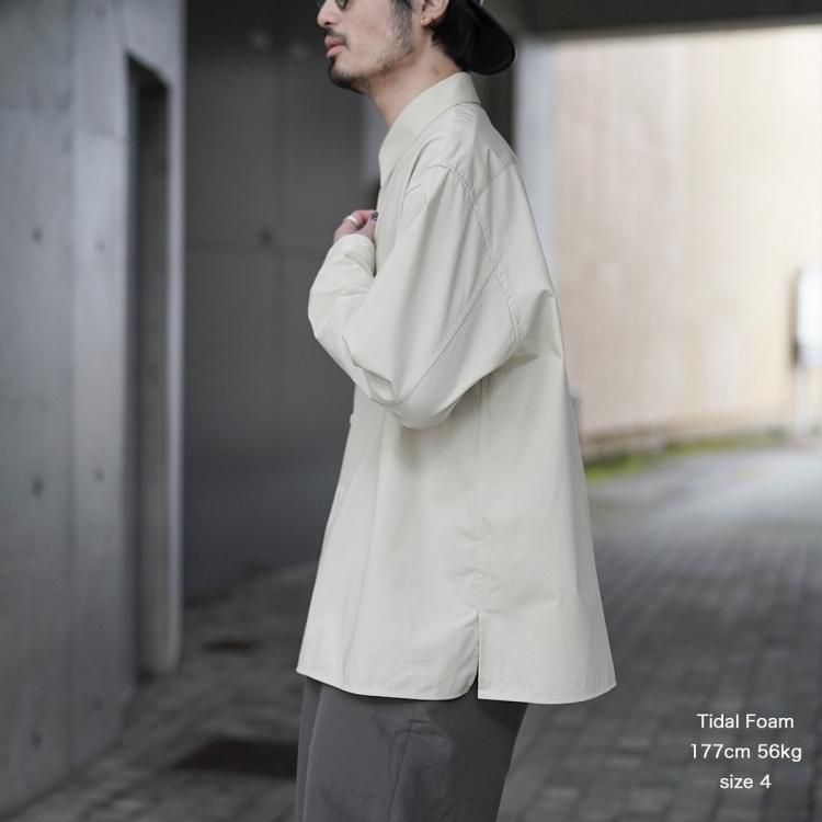 ノノット nonnotte 25SS オーバーサイズシャツクリアヘビー