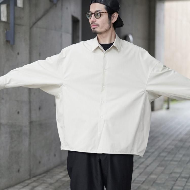 ノノット nonnotte 25SS ヘビーブロードシャツ オーバーサイズ
