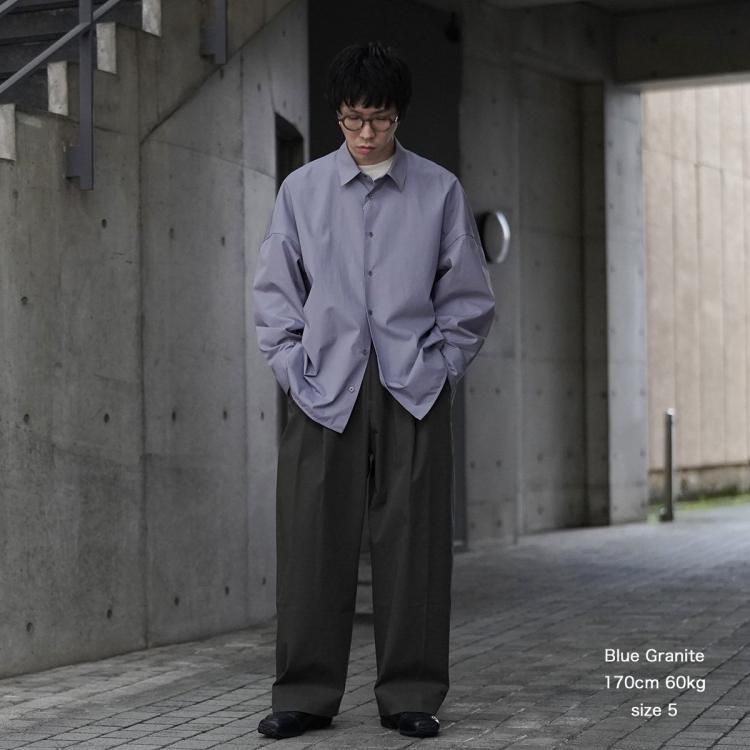 【値下げ】nonnotte 25SS Draping Shirt Type C バンドカラーシャツ N-25S-003 ベージュ サイズ：SIZE 4 (名古屋パルコ店) シャツ Draping Shirt Type A N―25S