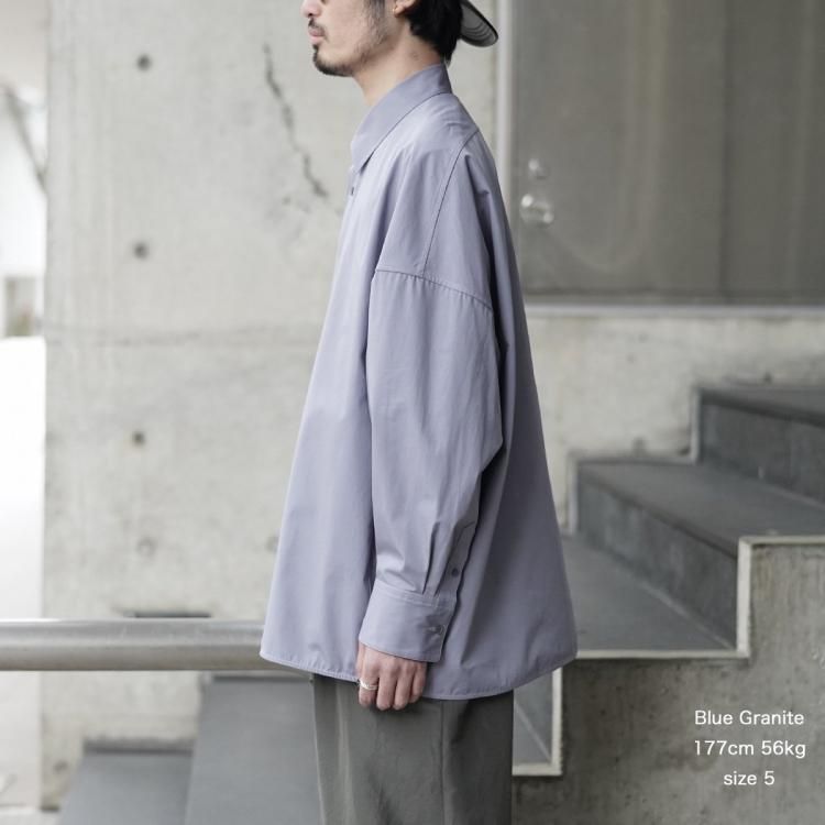 ノノット nonnotte 25SS ドレーピングシャツクリアヘビー ノノット nonnotte 25SS ドレーピングシャツクリアヘビー