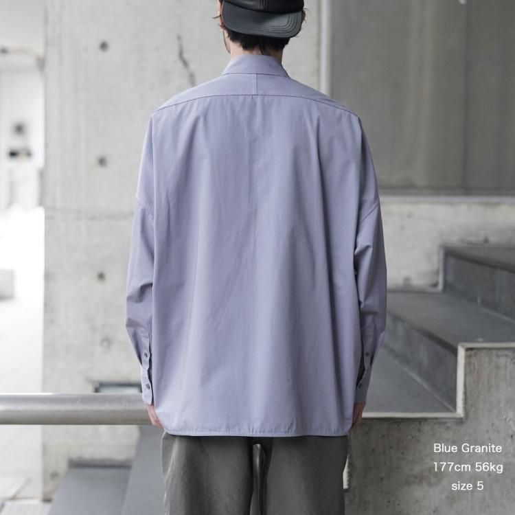 【値下げ】nonnotte 25SS Draping Shirt Type C バンドカラーシャツ N-25S-003 ベージュ サイズ：SIZE 4 (名古屋パルコ店) シャツ Draping Shirt Type A N―25S