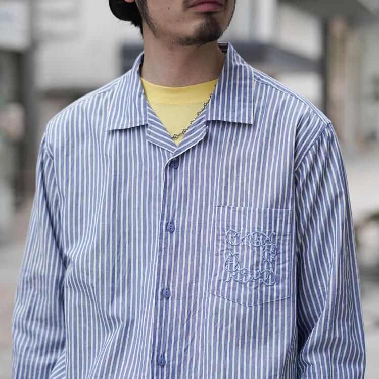 トップス nonnative VOYAGER S/S SHIRT C/Li/Ra nonnative VOYAGER S/S SHIRT C/Li/Ra BROAD STRIPE NN-S4620
