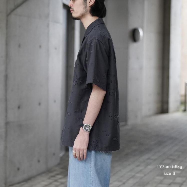 パラトレイト paratrait 25ss パラデストロイショートスリーブシャツ