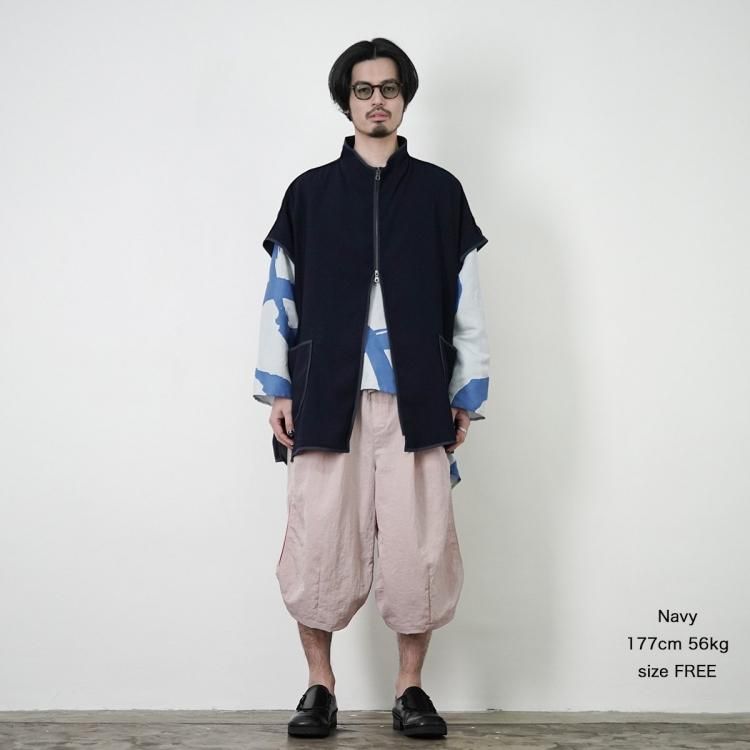 ホームレステイラー HOMELESS TAILOR 25SS Kamishimo Vest ホームレステイラー HOMELESS TAILOR 25SS Kamishimo Vest