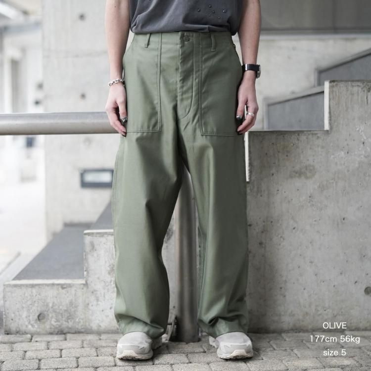 インテリム INTERIM 25ss ギザバックサテンベーカーパンツ GIZA