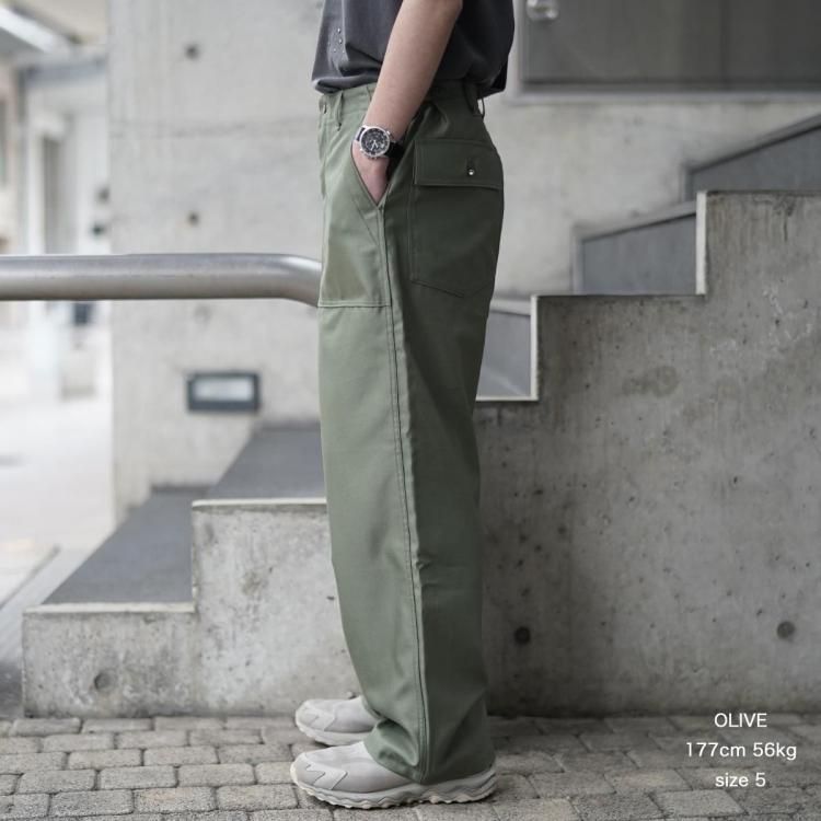 インテリム INTERIM 25ss ギザバックサテンベーカーパンツ GIZA