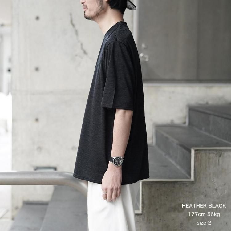 トップス MARKA SUPER120s WOOL SINGLE JERSEY Super120S Wool Single Jersey Washable – MARKAWARE