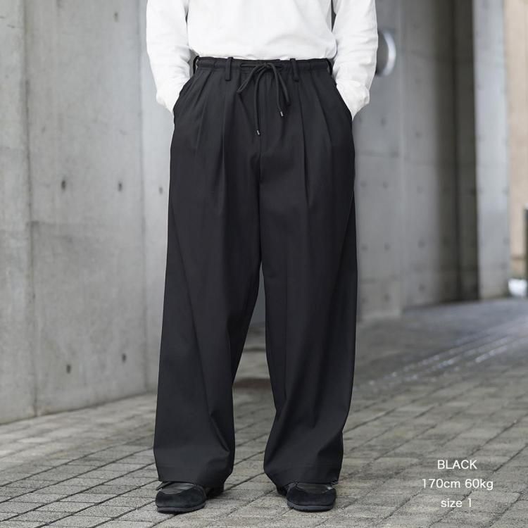マーカウェア MARKAWARE 25ss トリプルプリーツイージー