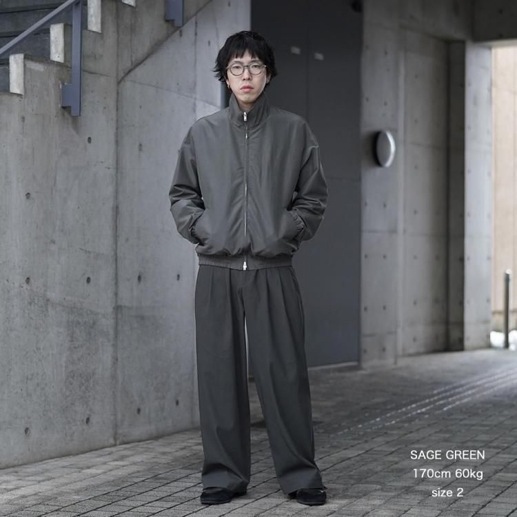 マーカウェア MARKAWARE 25ss スポーツジャケット シルクウール マーカウェア MARKAWARE 25ss スポーツジャケット シルクウール
